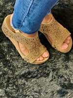 The Ashley Gold Wedges