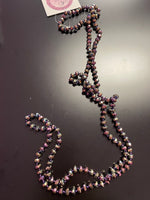 Purple Multi Beaded Necklace
